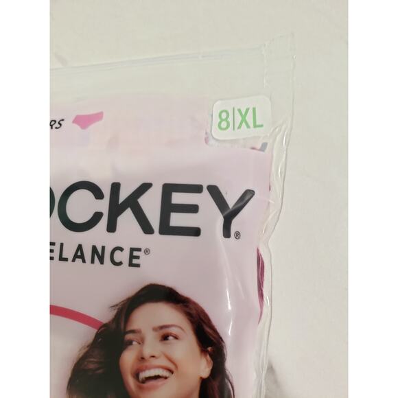 NEW‎ SIZE 8/ XL - Jockey 3 Pairs Breathe Comfort Hipsters Panties - 1540 Panty - Picture 2 of 4